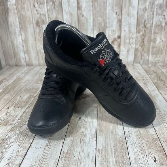 Reebok Classic black womens 8.5 - Picture 6 of 8